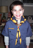 Jaedin's new cub scout uniform