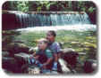 Cam and Jaedin at Shannon Falls, CA 5/2001