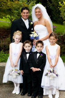 Cam and Jaedin as ringbearers