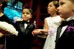 Jaedin and Cam at Uncle Steve's wedding