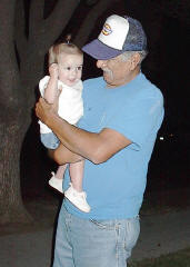 Addie and great grandpa