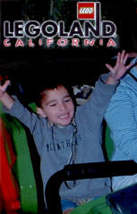 No Fear Jaedin on a roller coaster