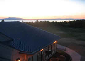 Sunset over Denali from Cross Country Ski Center