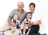 Cam and Jaedin with Grandma and Grandpa Dory - click to enlarge